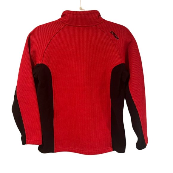 Boy's Spyder Constant Full Zip Stryke Jacket Black/Red Size Large‎ - Picture 2 of 4